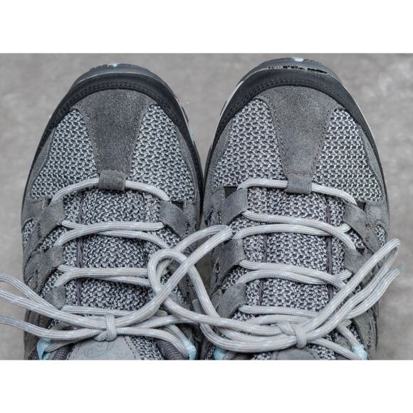 Merrell Alverstone Storm Hiking Shoes Sneakers Gray Blue Womens Size 9 J034612 - Picture 13 of 16